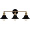 Quoizel Trafalgar 3-Light Matte Black Vanity Light TRF8624MBK - alternate 3